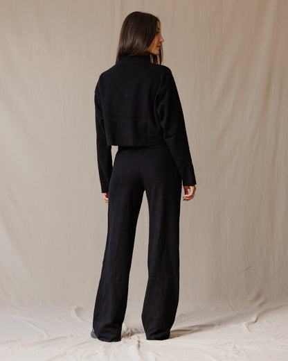 Relaxed Cashmere Set Black