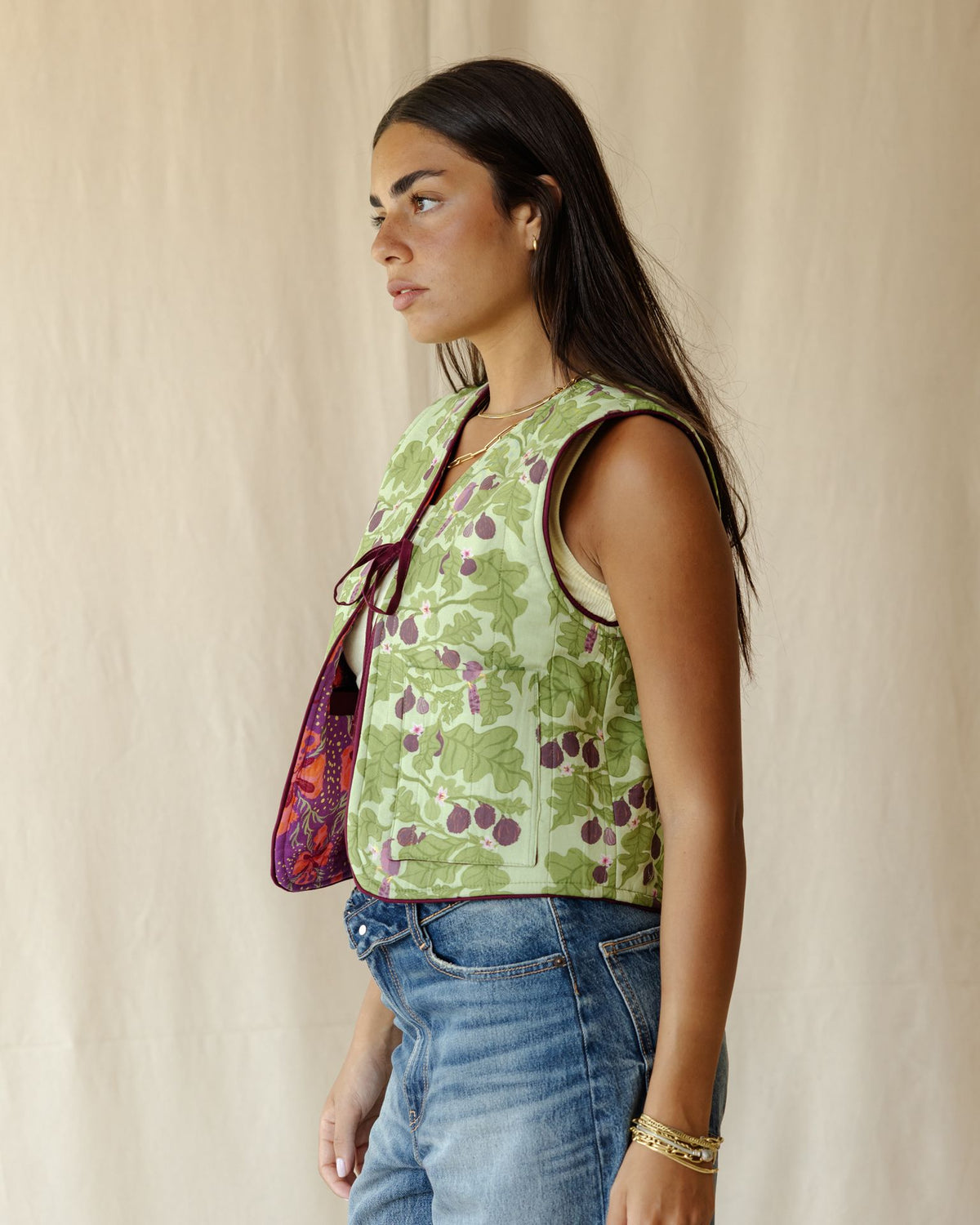 Fig & Bloom Reversible Vest