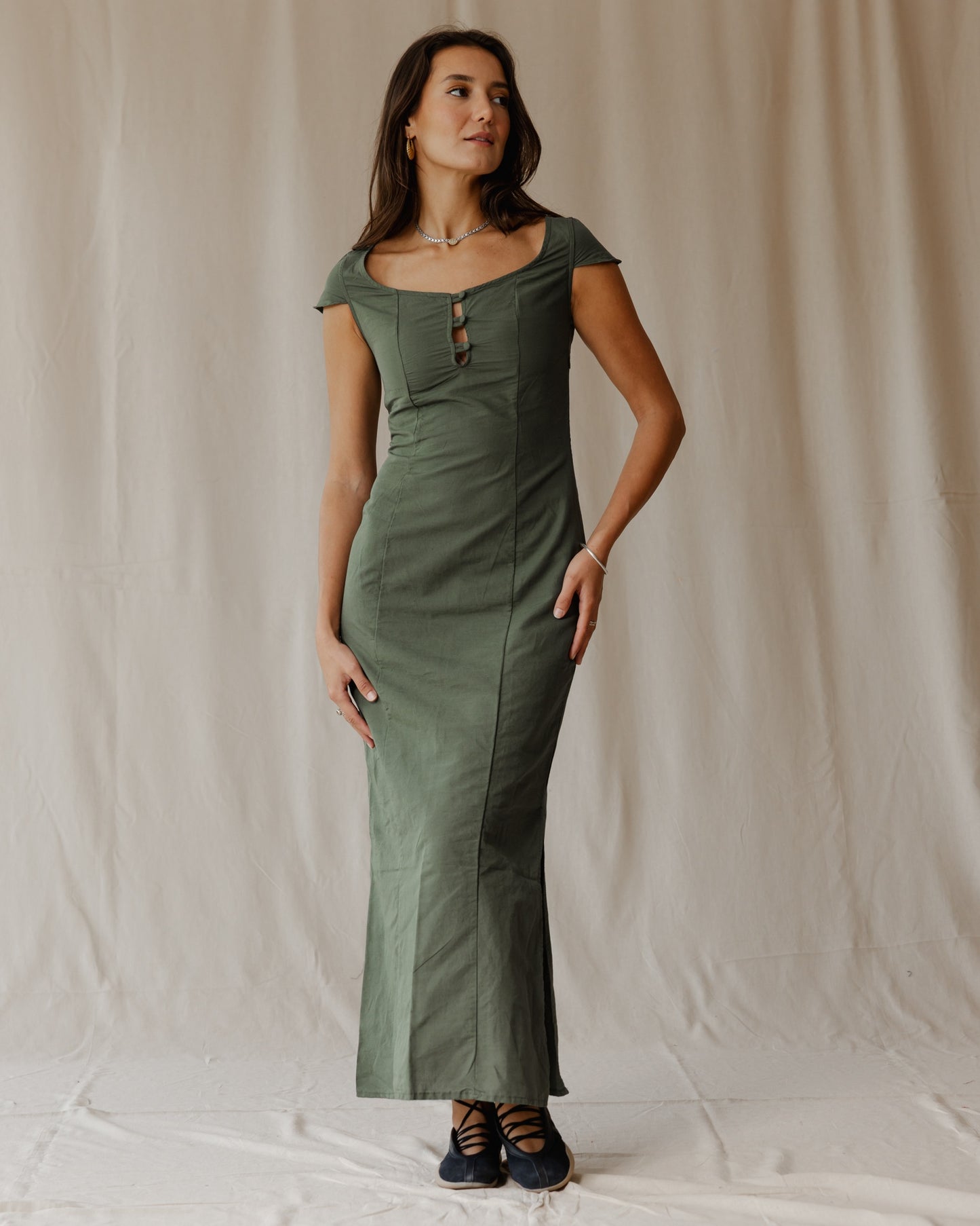 Robe Linéa Grace Olive