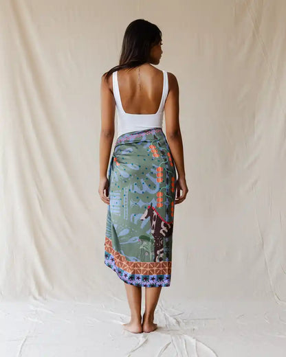 Botanical Horse Caravan Wrap