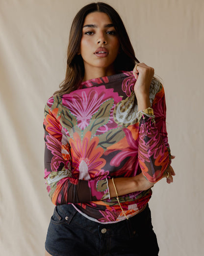 Hickory Sundrift Mesh Top