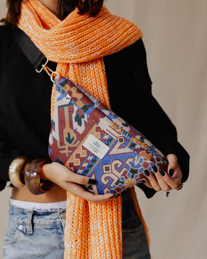 Bauchtasche mit Mosaik-Print