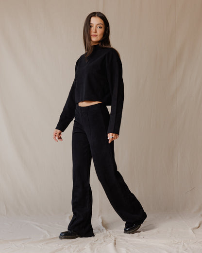 Relaxed Cashmere Set Black