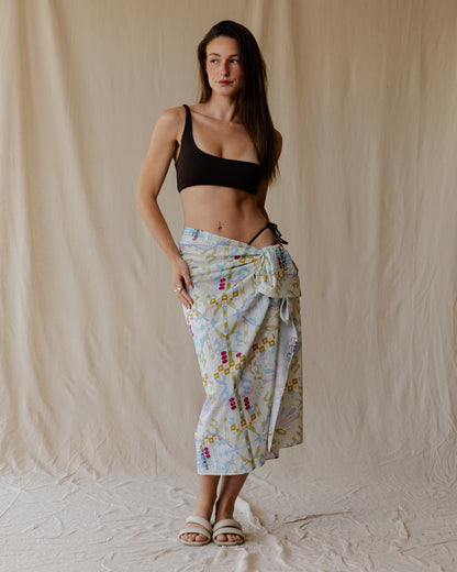 Horse’s Eden In Mint Voile Wrap