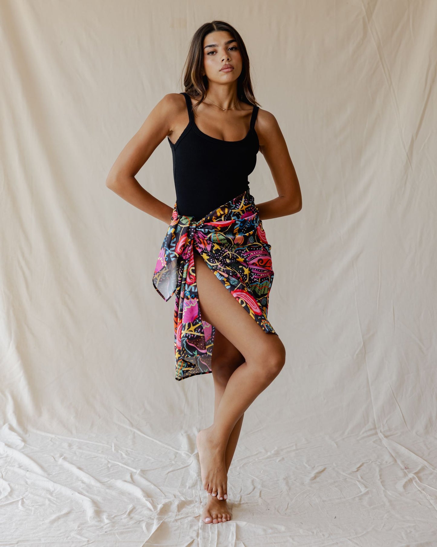 Ecstatic Garden Voile Wrap