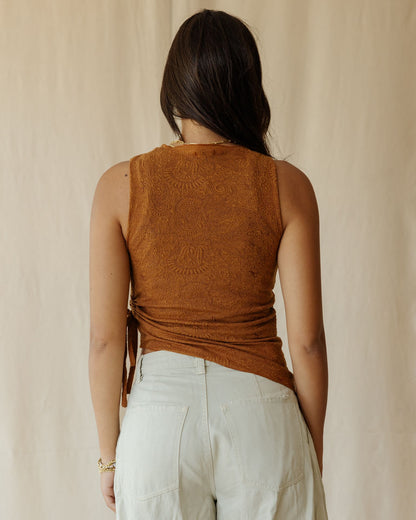Terra Lace Brown Top
