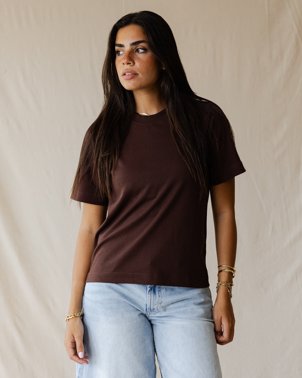 Mocha Line Tee
