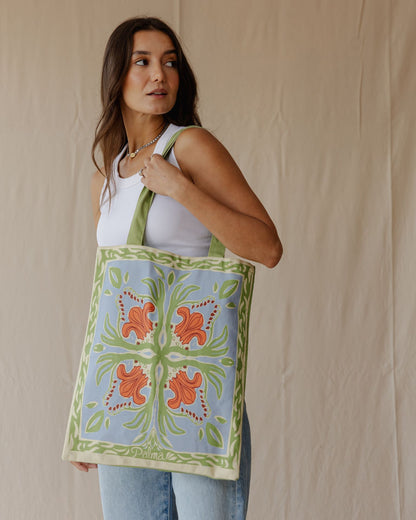 Mediterranean Leaves Tote