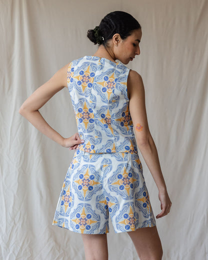 Conjunto de Lino Estrella Mediterránea