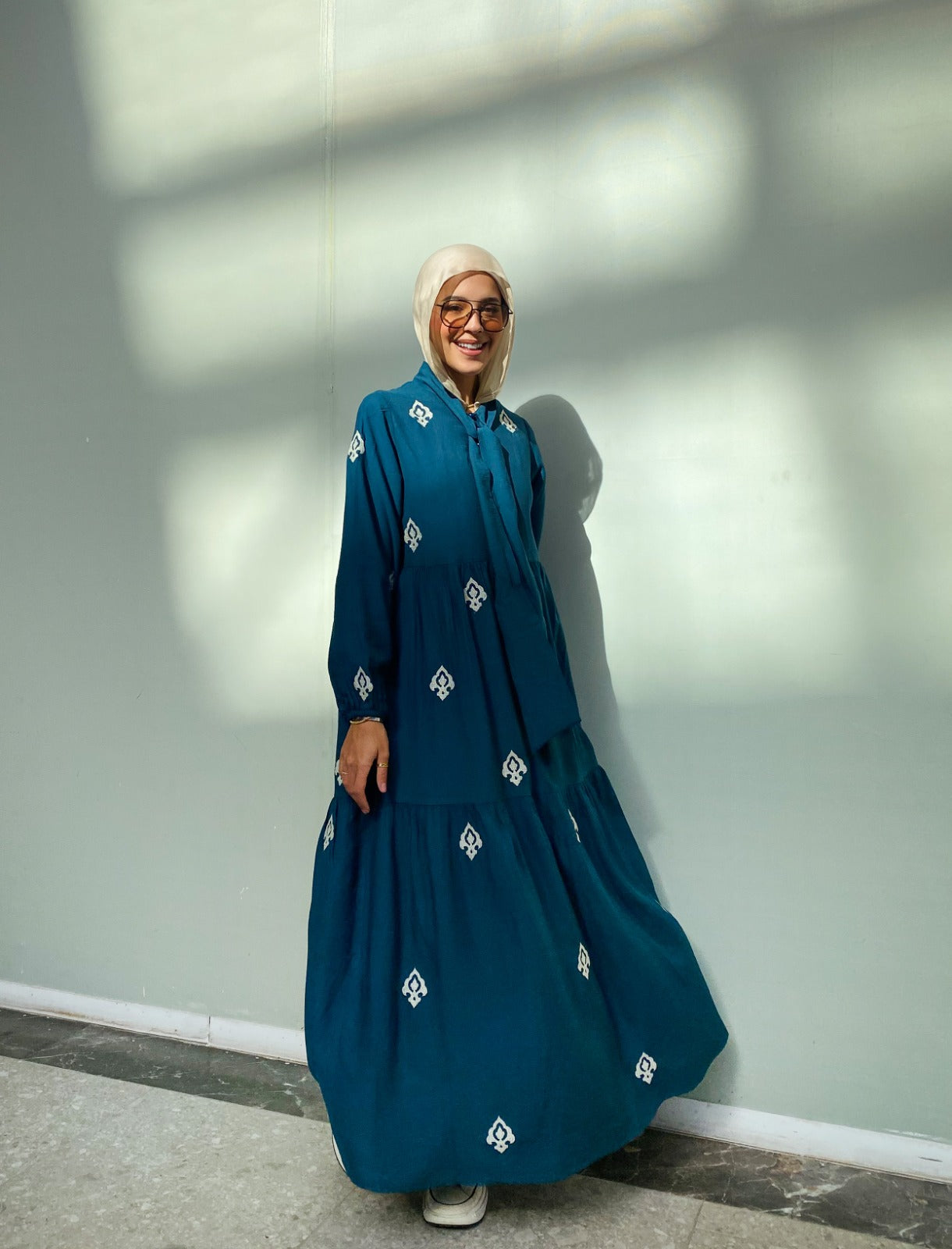 Arabesque Kleid Teal