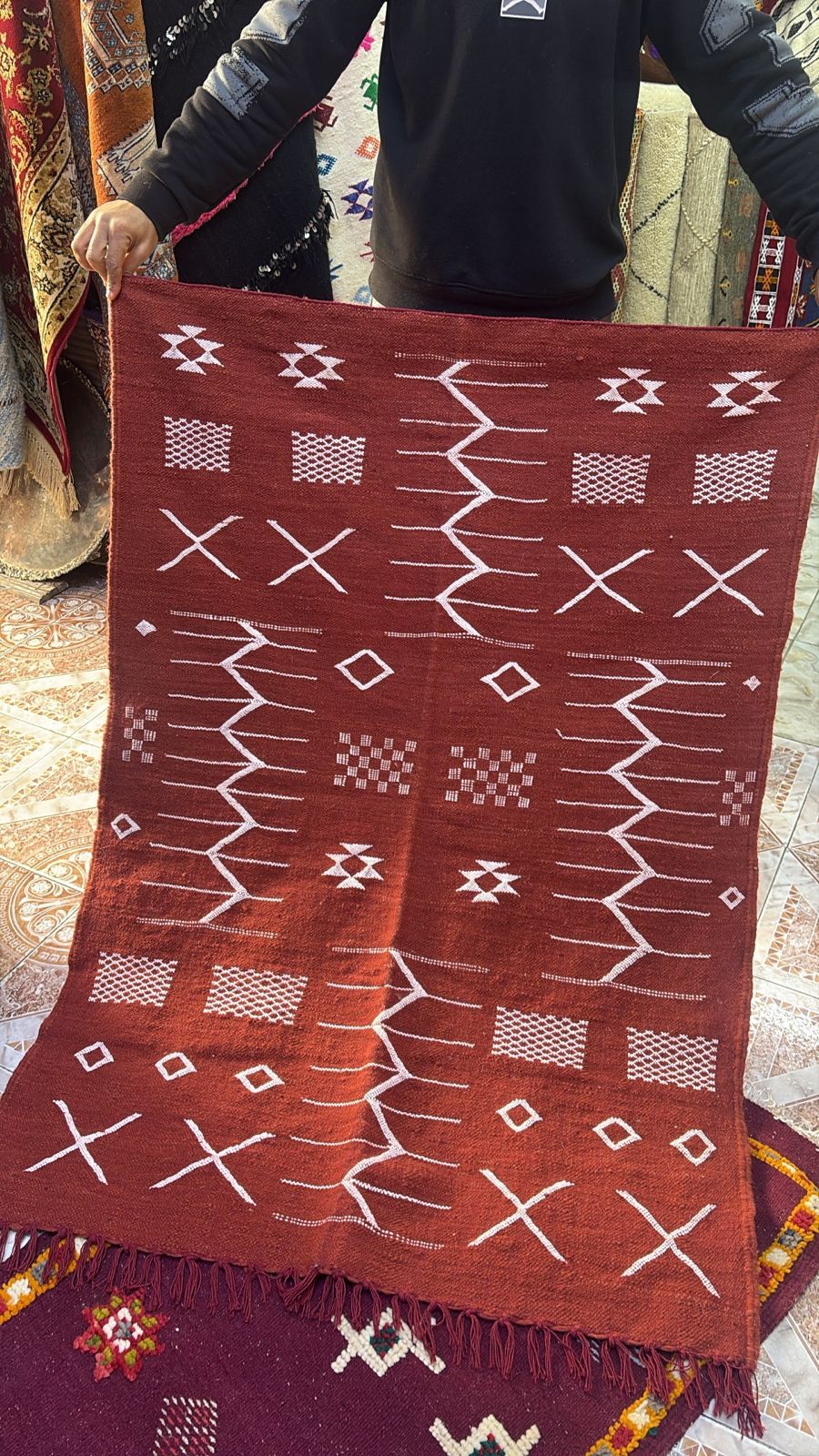 Alfombra Grande Heritage Roja