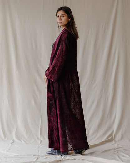 Wine Ripple Dreamcoat Cardigan