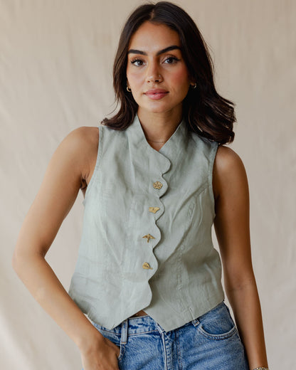Rooted Sage Vest