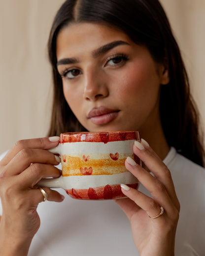Scarlet Bloom Mug