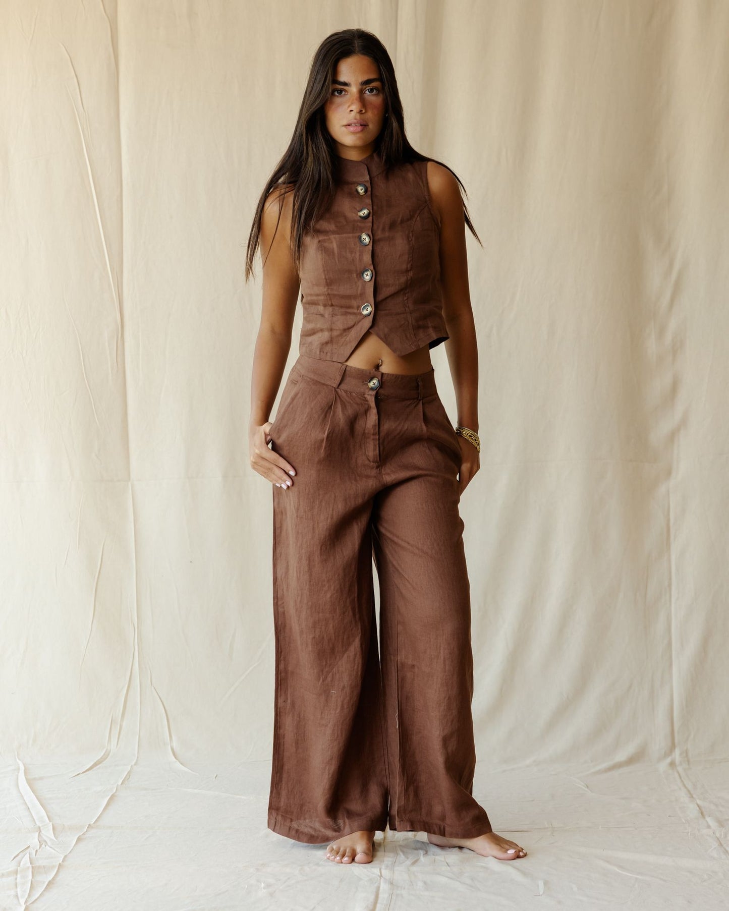 Elna Brown Pants