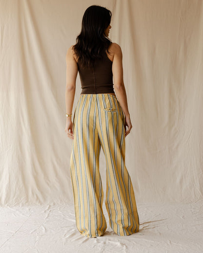 Pantalones de Lino Saffron Dune