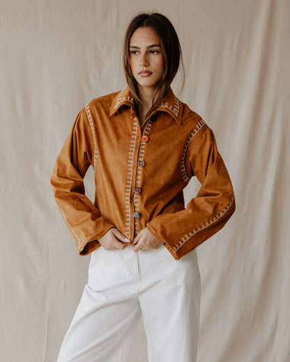 Threadspell Camel Jacket