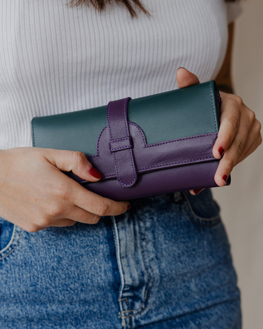 Violett & Verde Geldbörse