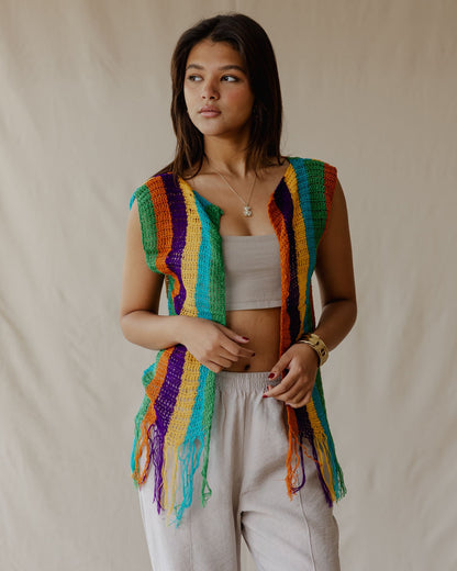 Colete de malha para festival