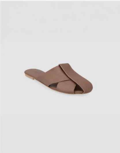 Dane Clay Leather Slides