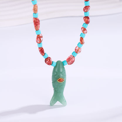 Fish Charm Necklace
