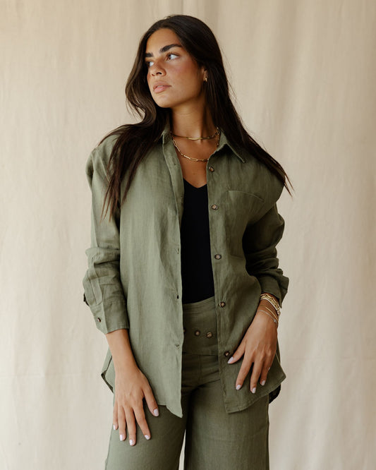 Eira Olive Shirt
