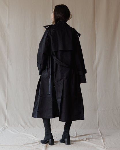Trench Relax Fit Nero
