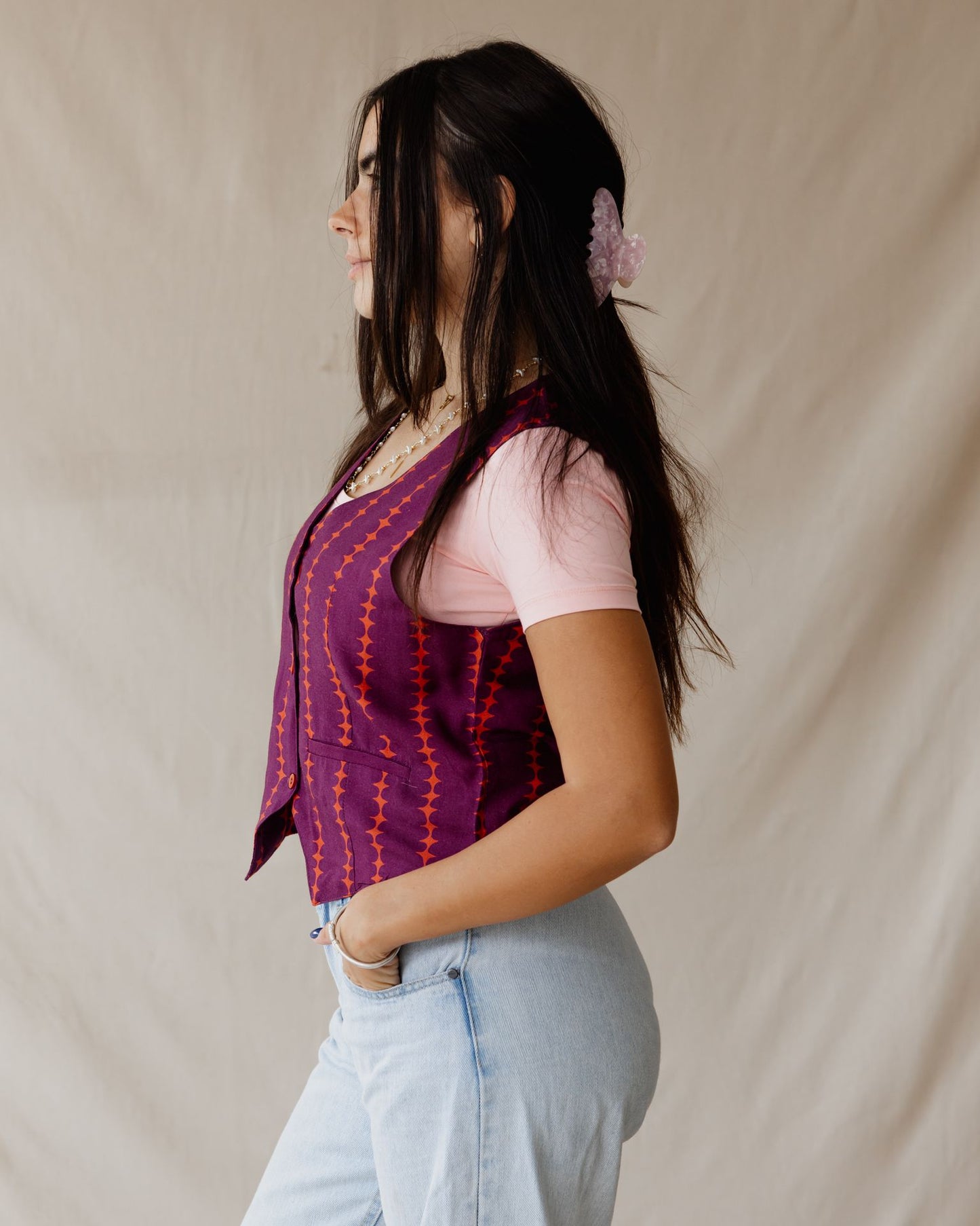 Island Dreams Vest Purple