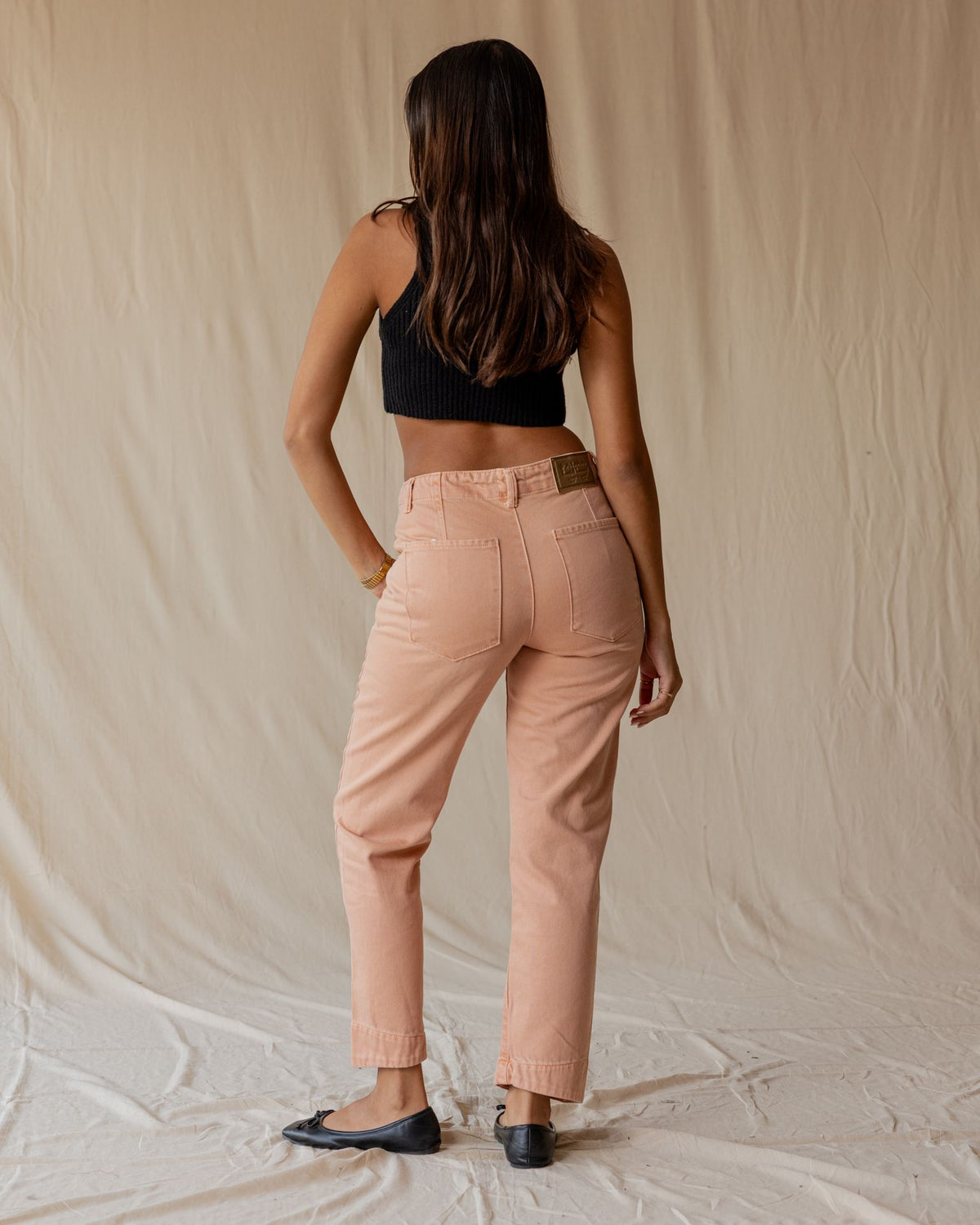 Sora Pink Denim Pants