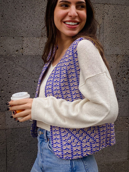 Gilet Réversible Palmera Bleu X Orange