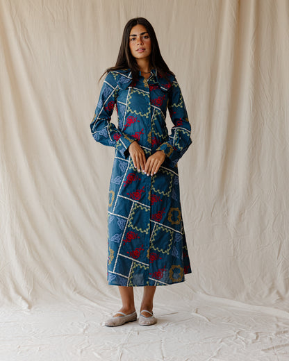 Midnight Harvest Long Dress