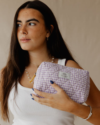 Pastel Purple Makeup Bag