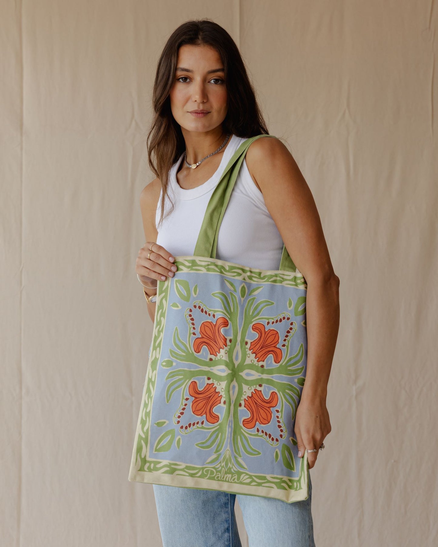 Mediterranean Leaves Tote