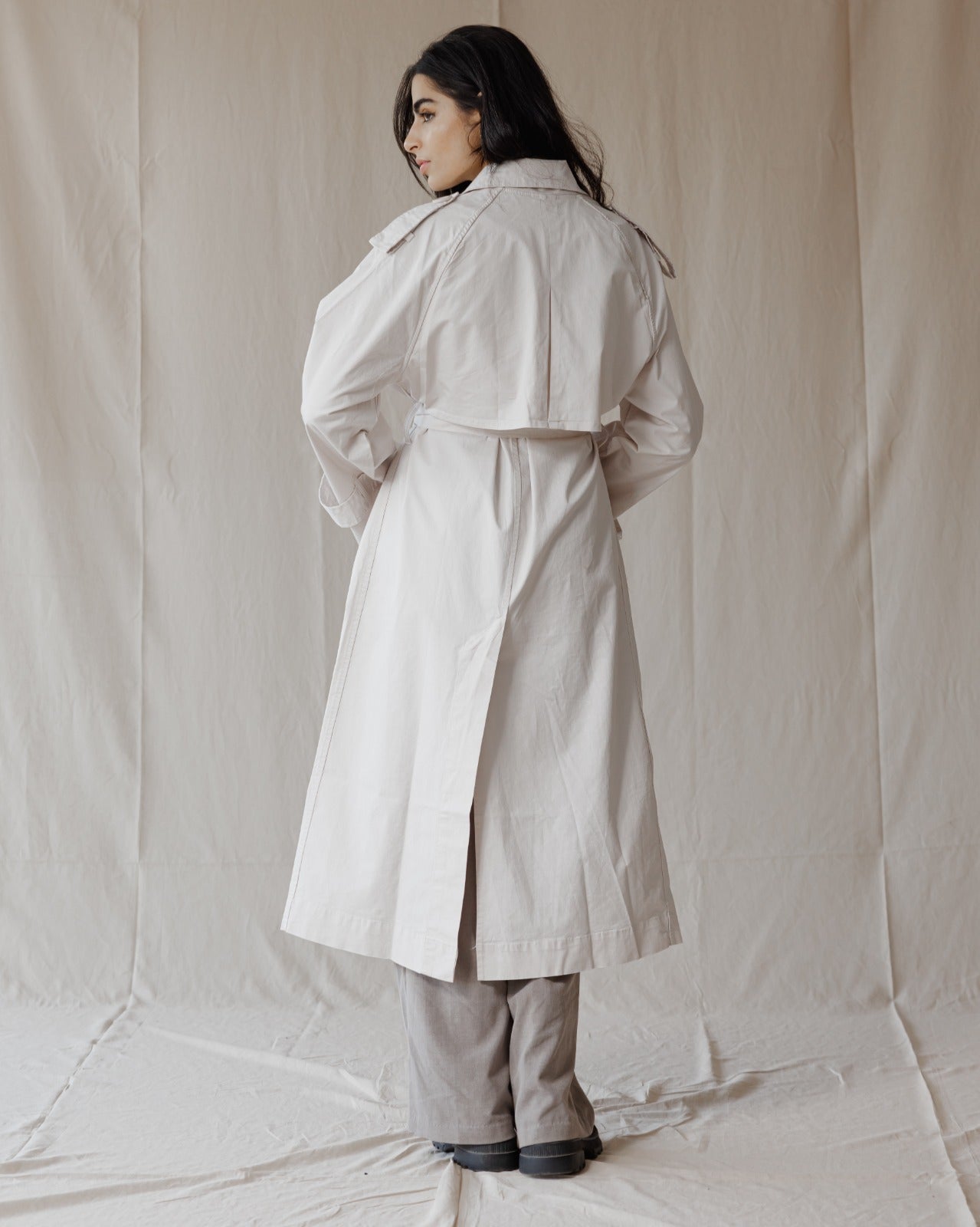 Trenchcoat Beige Relax Fit