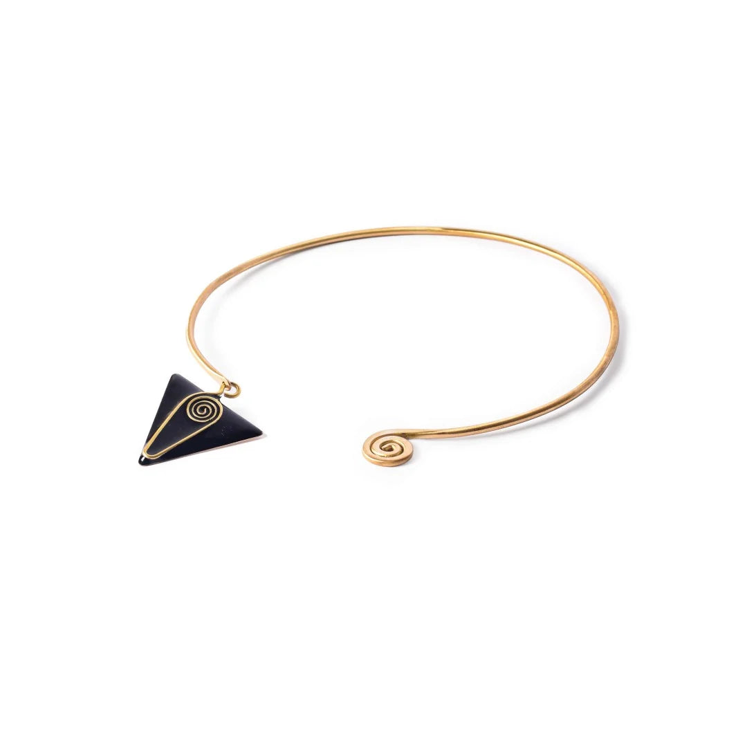 Enamel Brass Choker