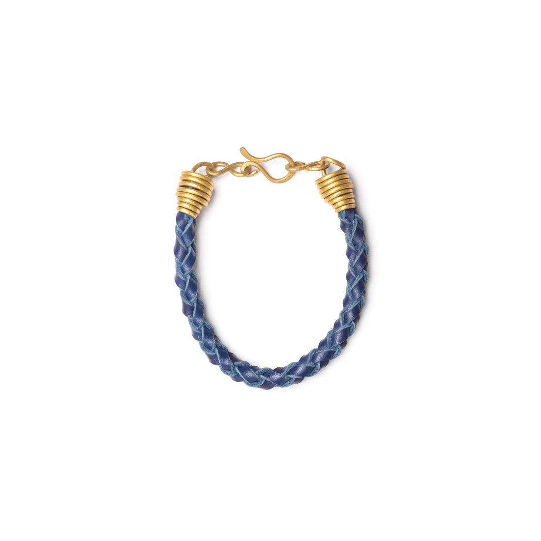 Natural Leather Bracelet Teal