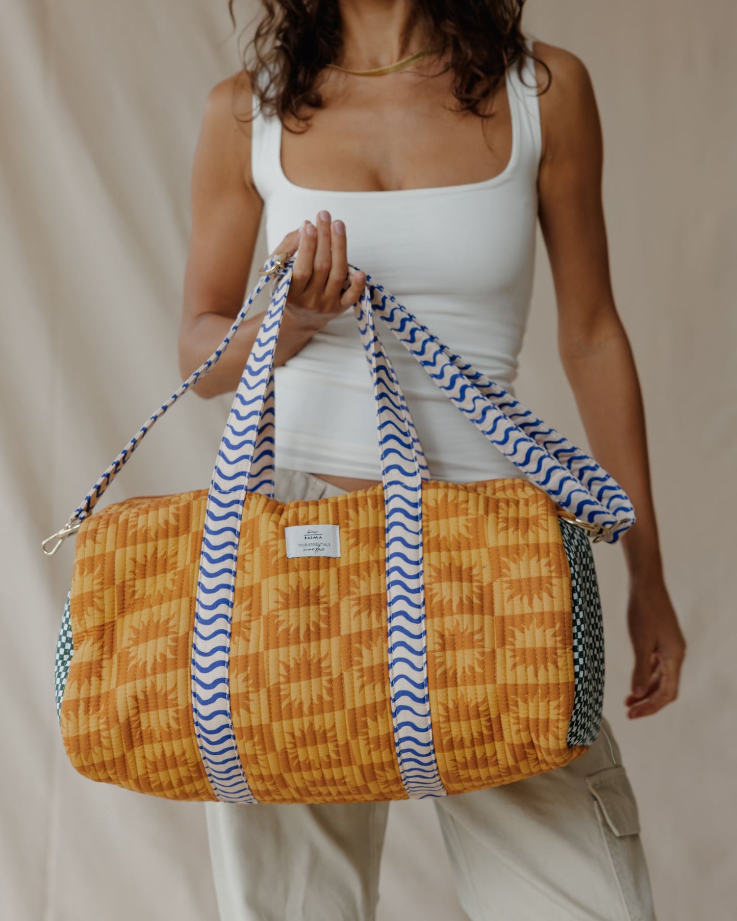 Sunduness Orange Duffle Bag