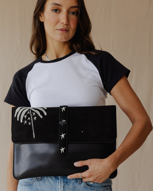 Starry Palm Tree Laptop Sleeve