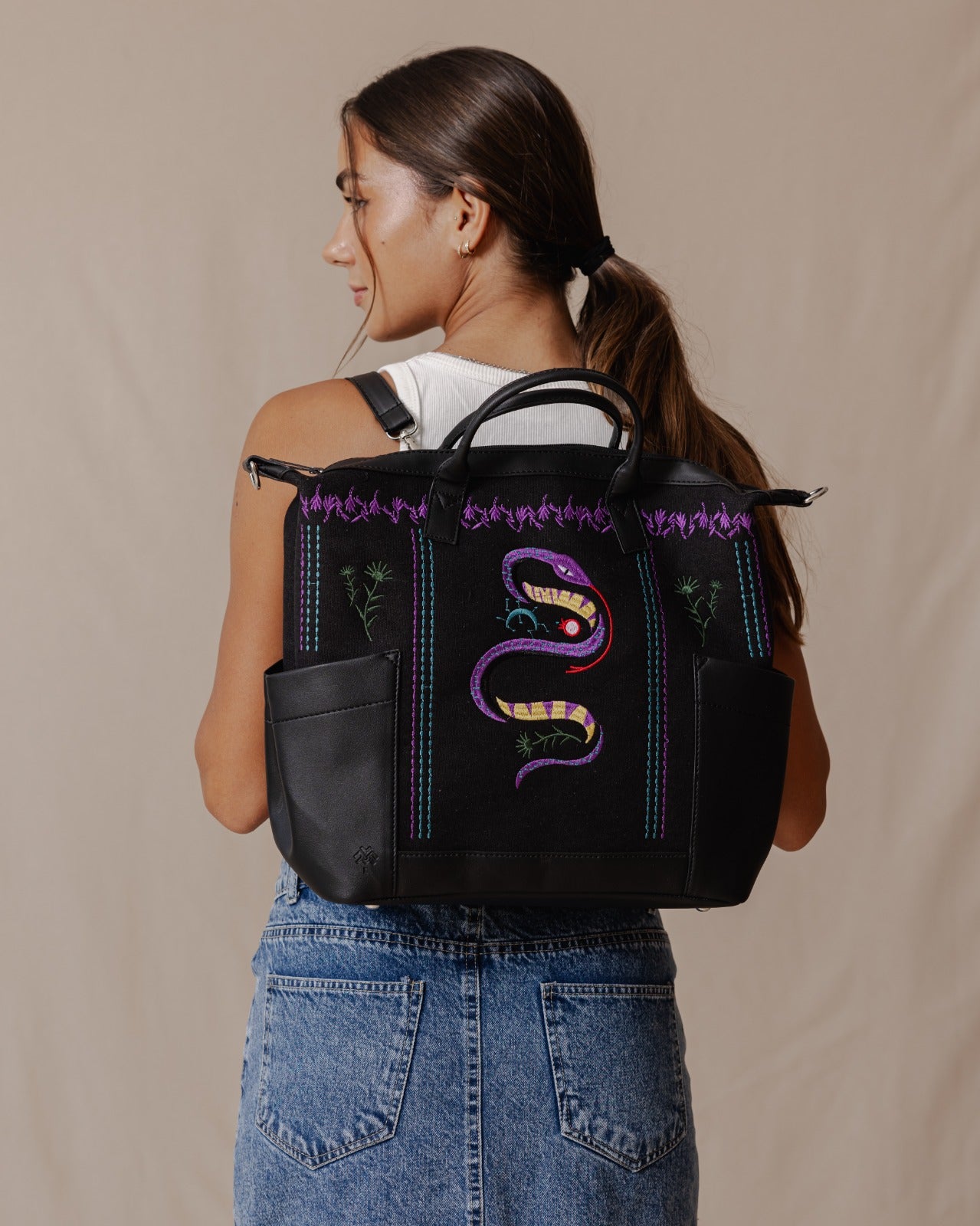 Wild Serpent City Sac Noir