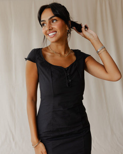 Robe noire Linéa Grace