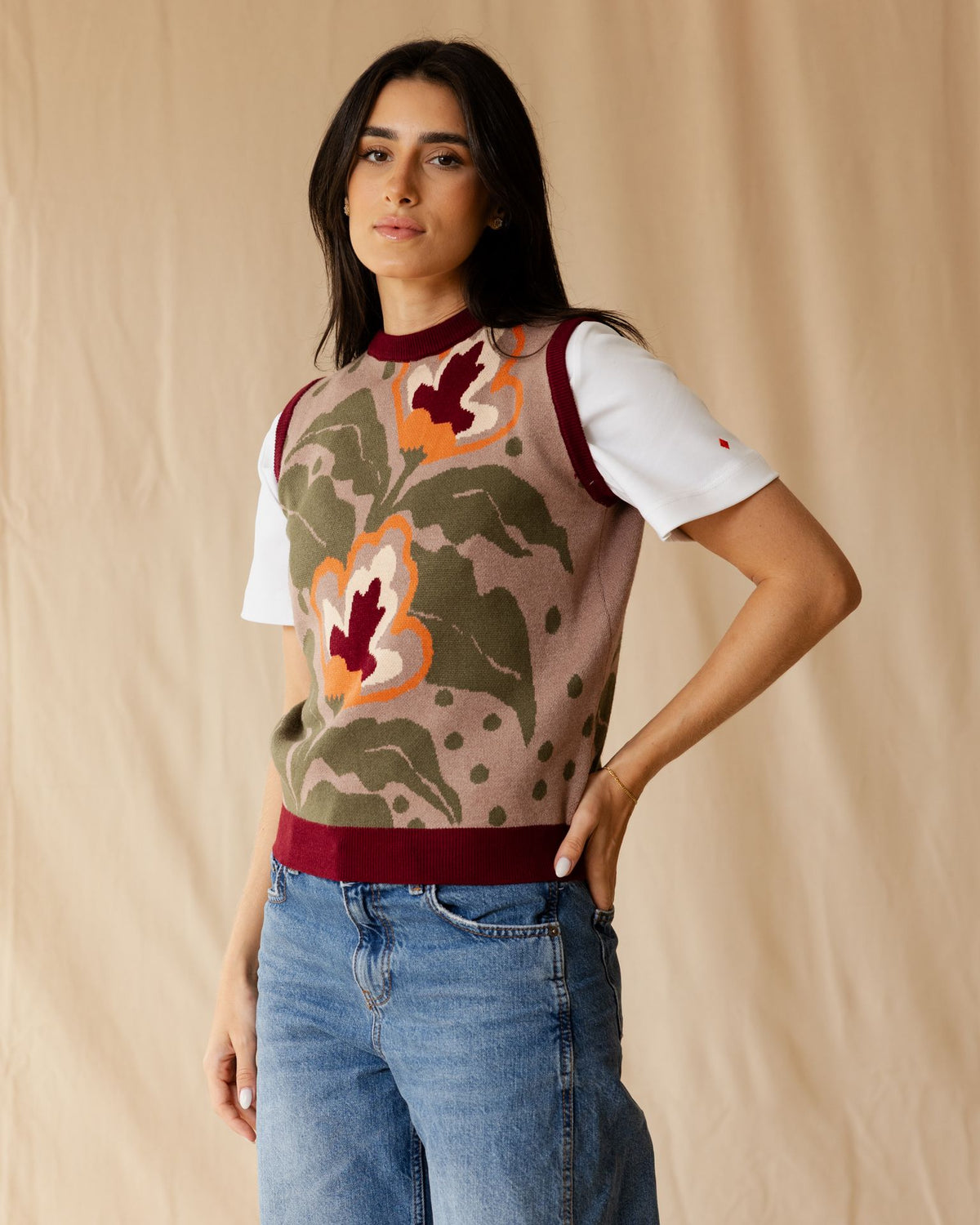 Later Poppy Vest