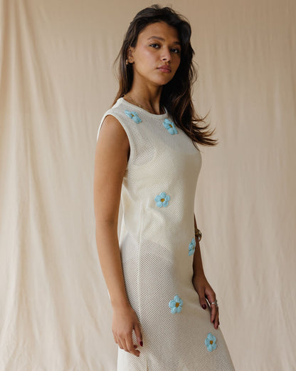 Off-White Daisy Drift Kleid