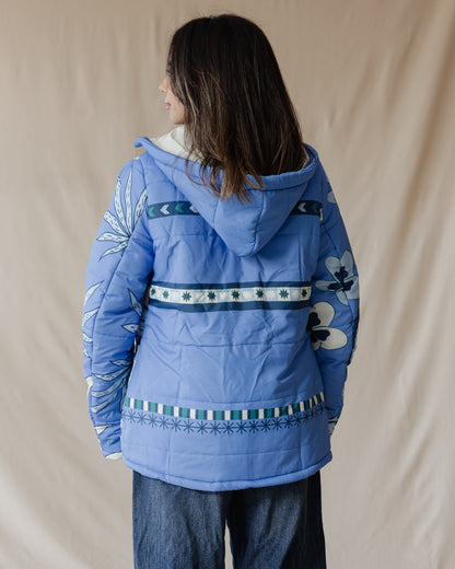 Cairo Breeze Quilted Jacket In Blue