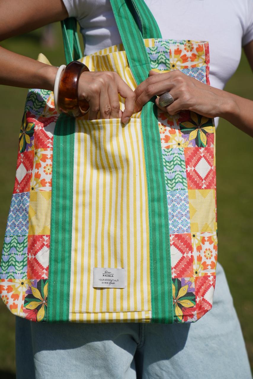 Patchwork Picnic Tote