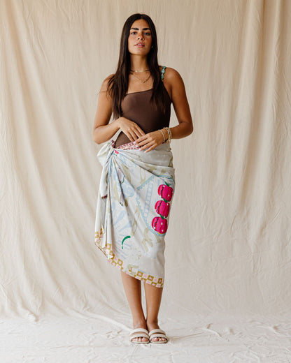 Pomegranate Garden Wrap