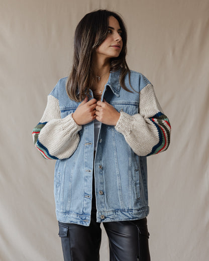 Giacca in denim Ace Trico X verde