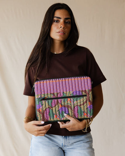 Wild Thistle Quilted Laptop Sleeve