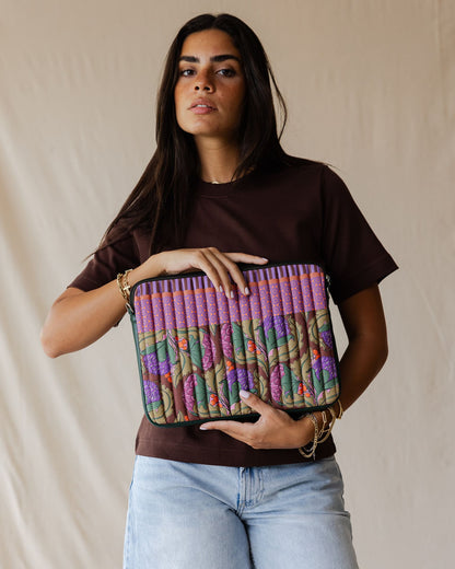Wild Thistle Quilted Laptop Sleeve