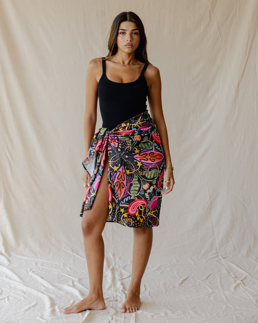 Ecstatic Garden Voile Wrap