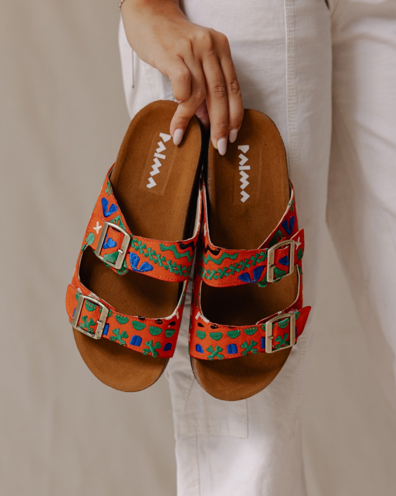 Sandali Boho Lines Hot Orange